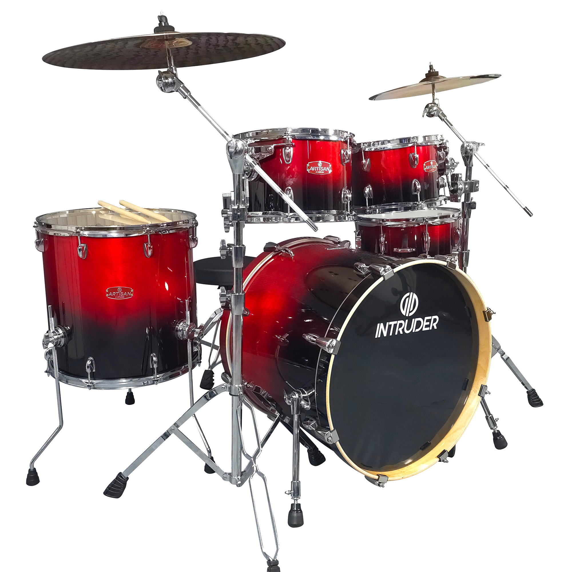 KRF Black Red Fade